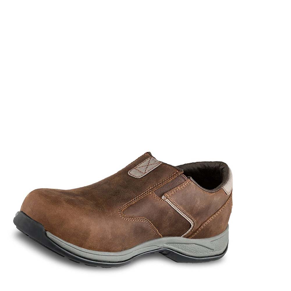 Zapatos Red Wing ComfortPro Seguridad Puntera Slip On Hombre Marrom | MX169MQZ