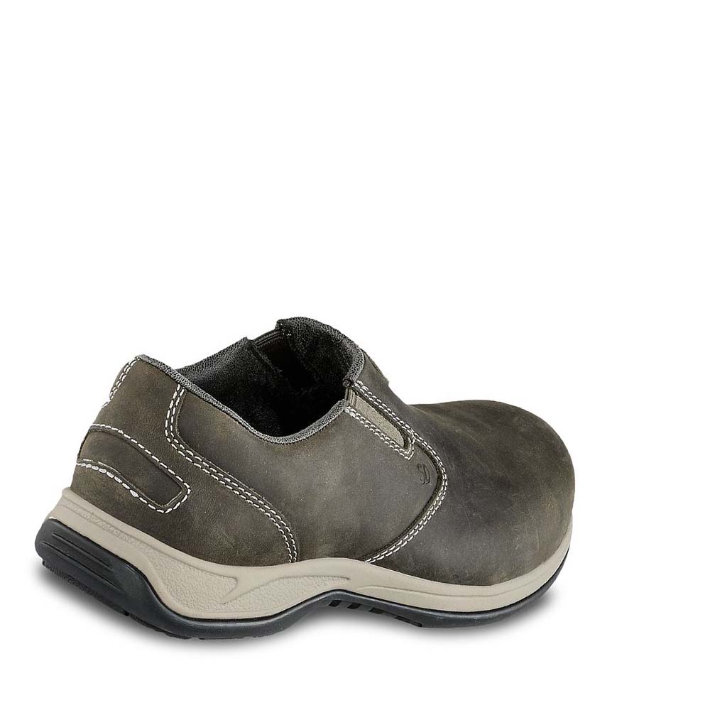 Zapatos Red Wing ComfortPro Seguridad Puntera Slip-On Mujer Verde Oliva | MX387HAP