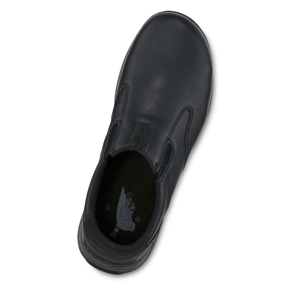 Zapatos Red Wing Seguridad Puntera Slip On Hombre Negros | MX170NWY