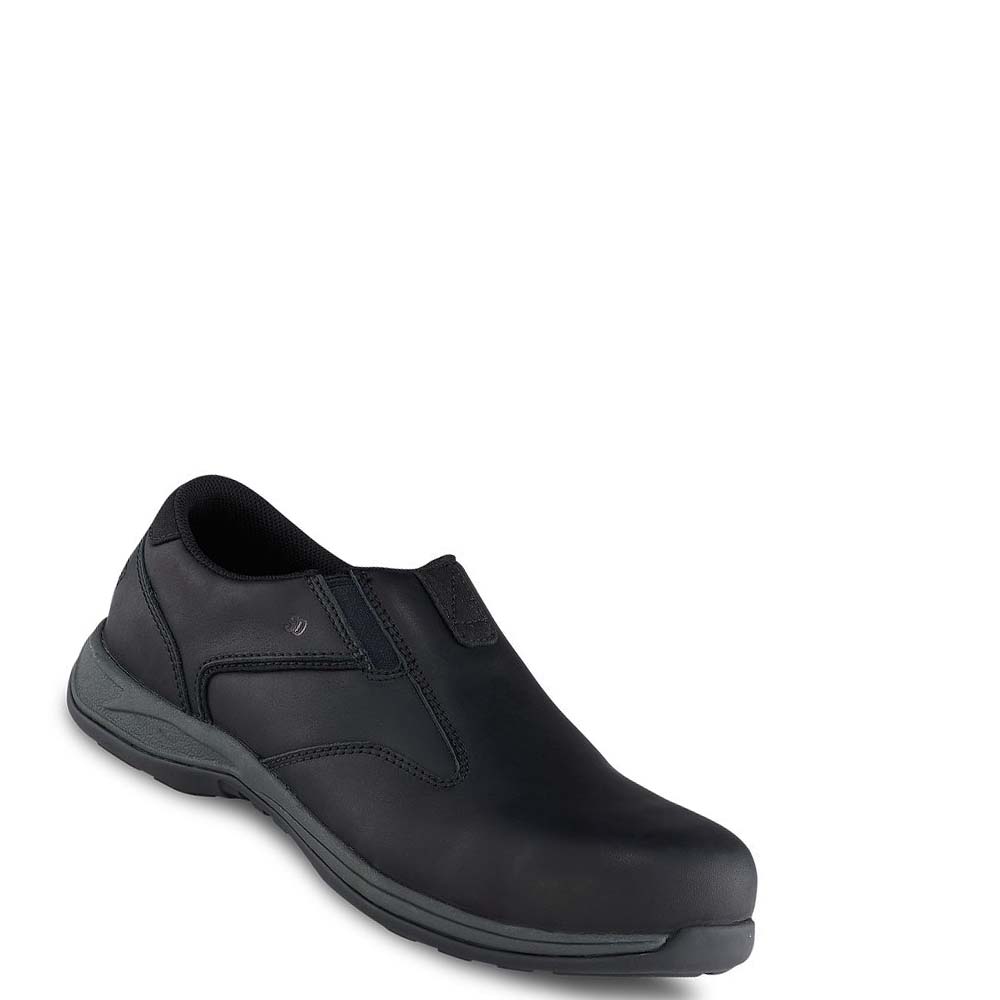 Zapatos Red Wing Seguridad Puntera Slip On Hombre Negros | MX170NWY