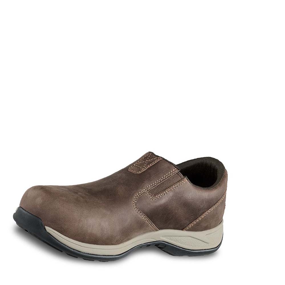 Zapatos Red Wing Seguridad Puntera Slip-On Mujer Marrom | MX386JPQ