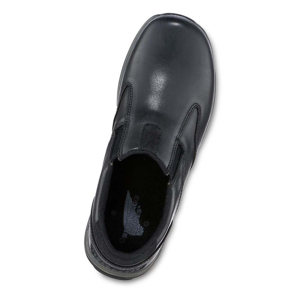 Zapatos Red Wing Soft Puntera Slip On Hombre Negros | MX171BEX