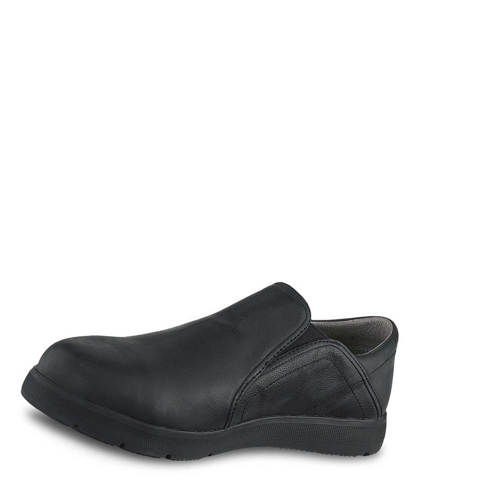 Zapatos Red Wing Zero-G Lite Seguridad Puntera Slip On Hombre Negros | MX167WNB