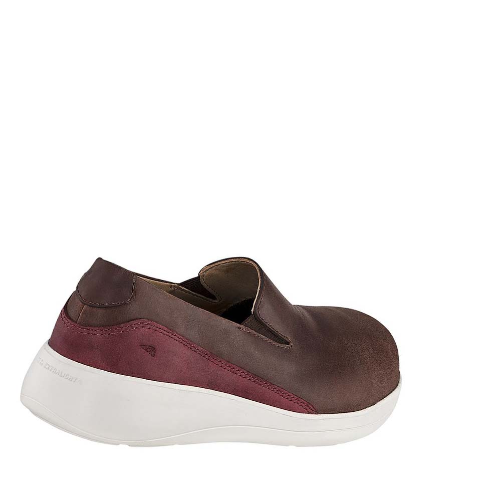 Zapatos Red Wing Zero-G Lite Seguridad Puntera Slip-On Mujer Vino | MX382XYU