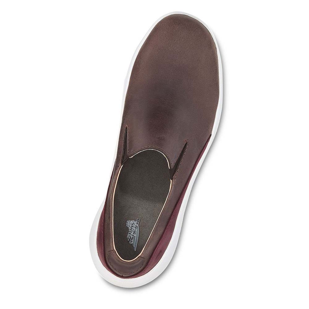 Zapatos Red Wing Zero-G Lite Seguridad Puntera Slip-On Mujer Vino | MX382XYU